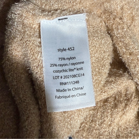 Barefoot Dreams Cozychic Lite Circle Cardigan size XS - Picture 5 of 5